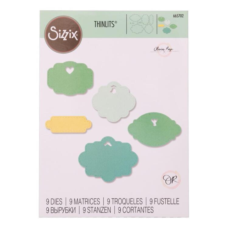 Sizzix Thinlits Die Set 9PK - Gufo da Ellison - Sizzix - Decorazioni Sizzix Thinlits Die Set 9PK - Gufo da Ellison - Sizzix - Decorazioni
