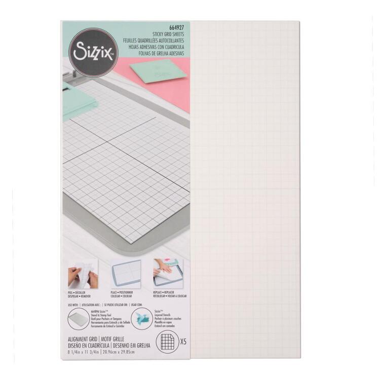 Sizzix A4 Sticky Grid Sheets 5 Pack | Spotlight Australia