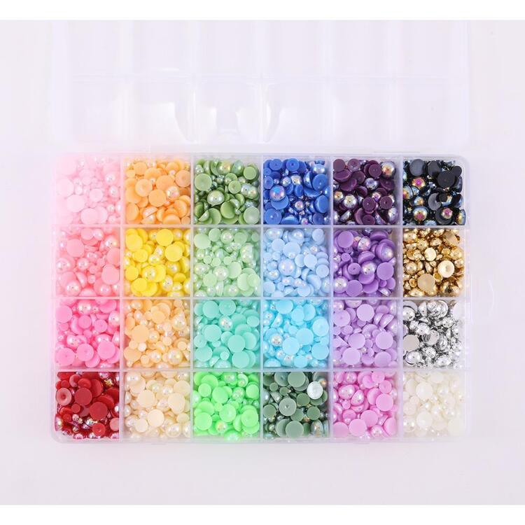 Bead Kit XL - Seed Beads (2.5 mm / 24 x 19 grams) Mix Color