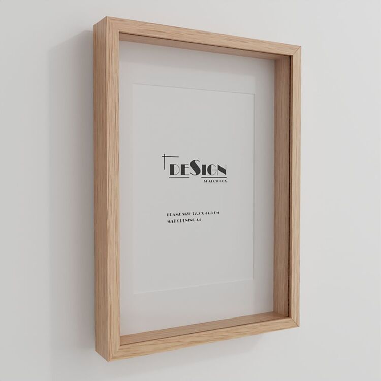 Modern Box Frame Stein Design Shadow Box A4 Frame Natural | Spotlight New Zealand