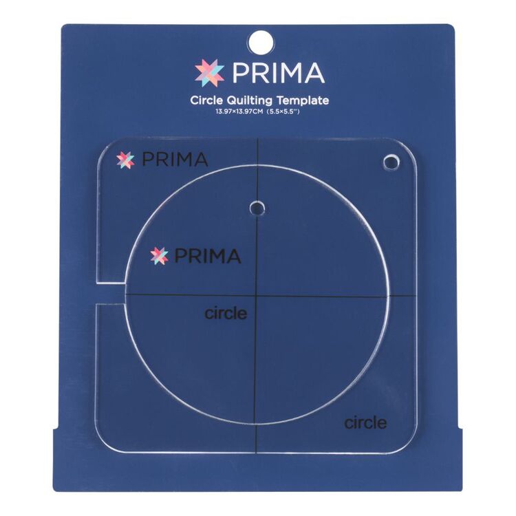 Prima Circle Quilting Template Clear