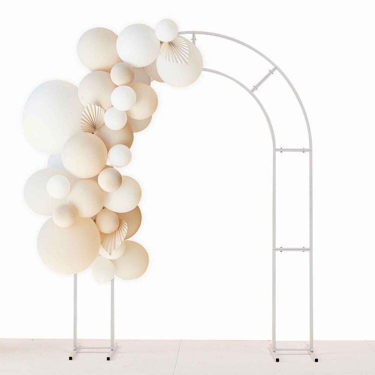 Ginger Ray Botanical Wedding Arch Frame White Ginger Ray Botanical Wedding Arch Frame White