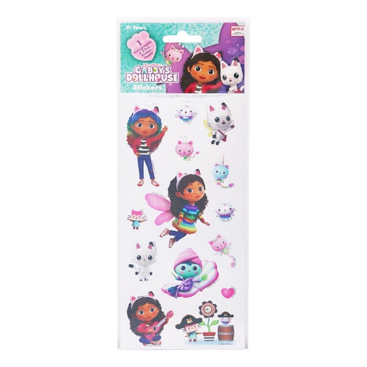 Cbeebies House Sticker Gabby's House Holographic Stickers 3 Pack | Spotlight Australia