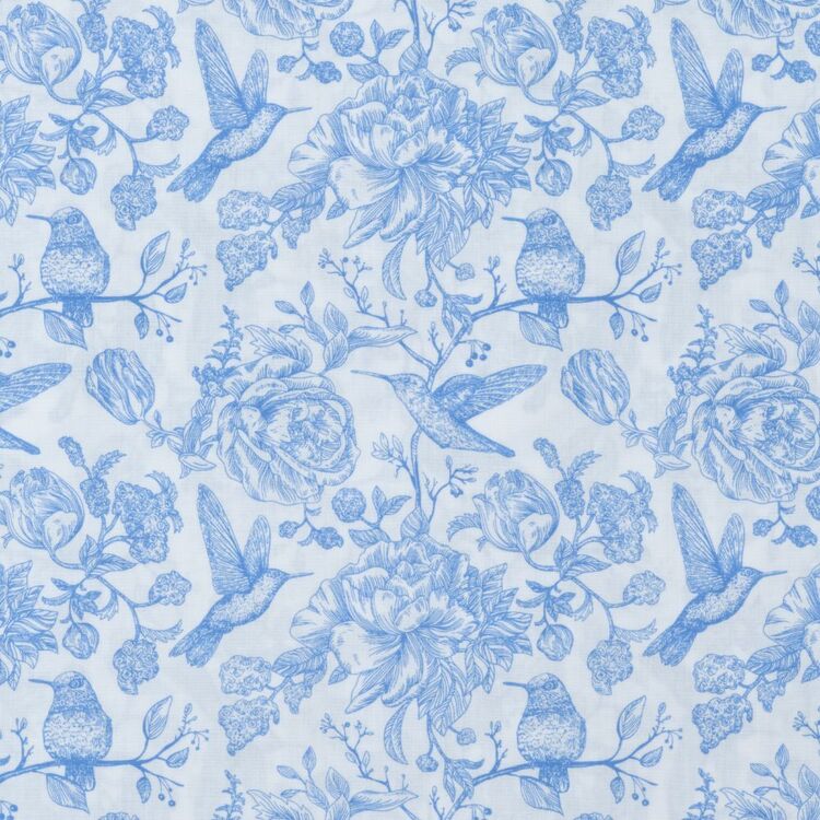 Semco Dorothy Pre-cut Fabric Granada Blue 2 m x 112 cm
