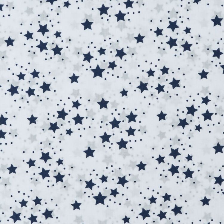 Semco Stars Pre-cut Fabric Pagant Blue 2 m x 112 cm