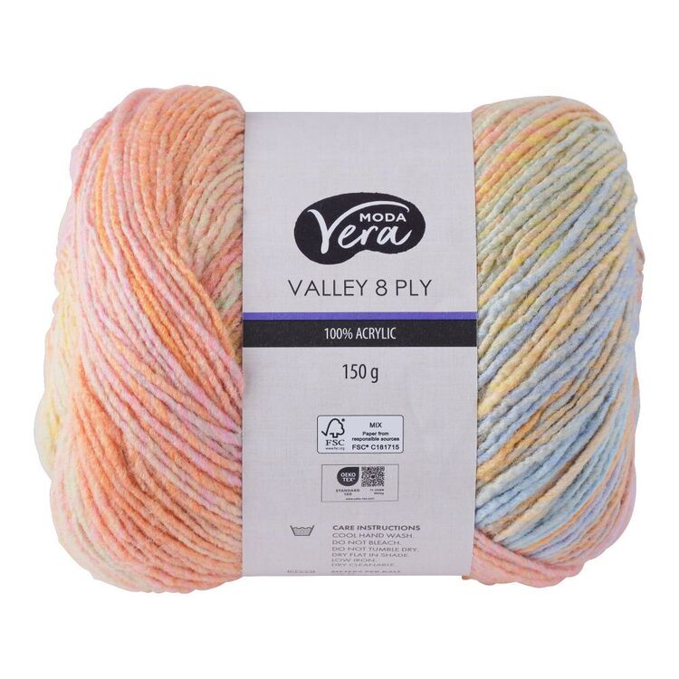 Moda Vera Valley Yarn Rainbow