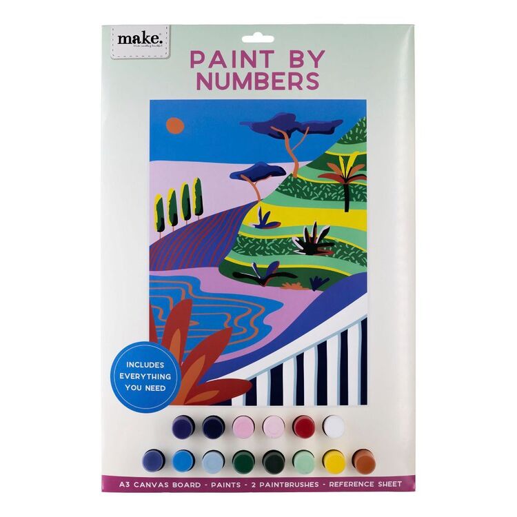 Make Scenic Paint By Numbers Multicoloured