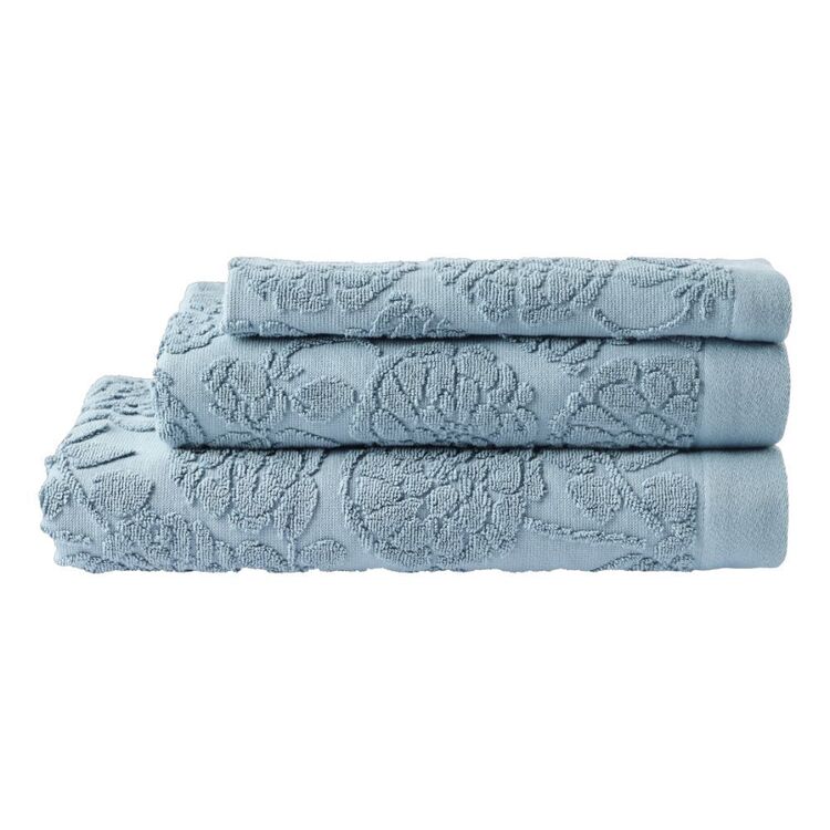 KOO Evie 550GSM Towel Collection Smoke Blue