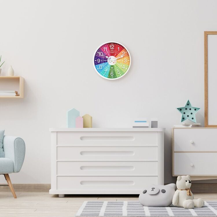 Frame Depot Education Clock Multicoloured 32 cm | Spotlight Australia