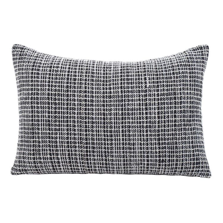KOO Hunter Woven Cushion Black - Main Image