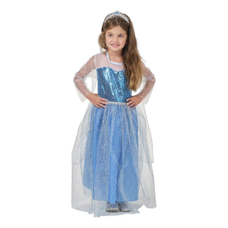 Spartys Kids Ice Princess Deluxe Costume Multicoloured