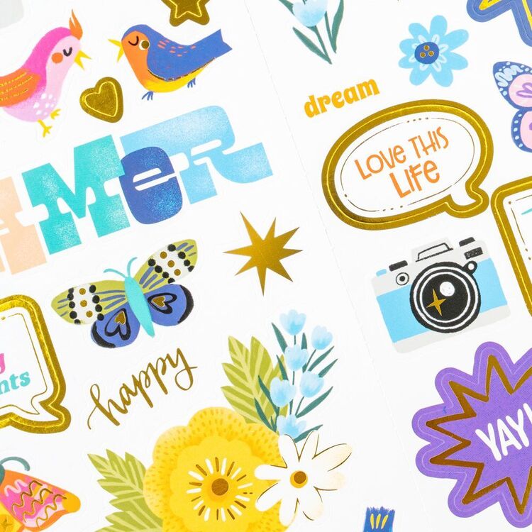 American Crafts Main Character Energy Cardstock Stickers Cardstock Stickers