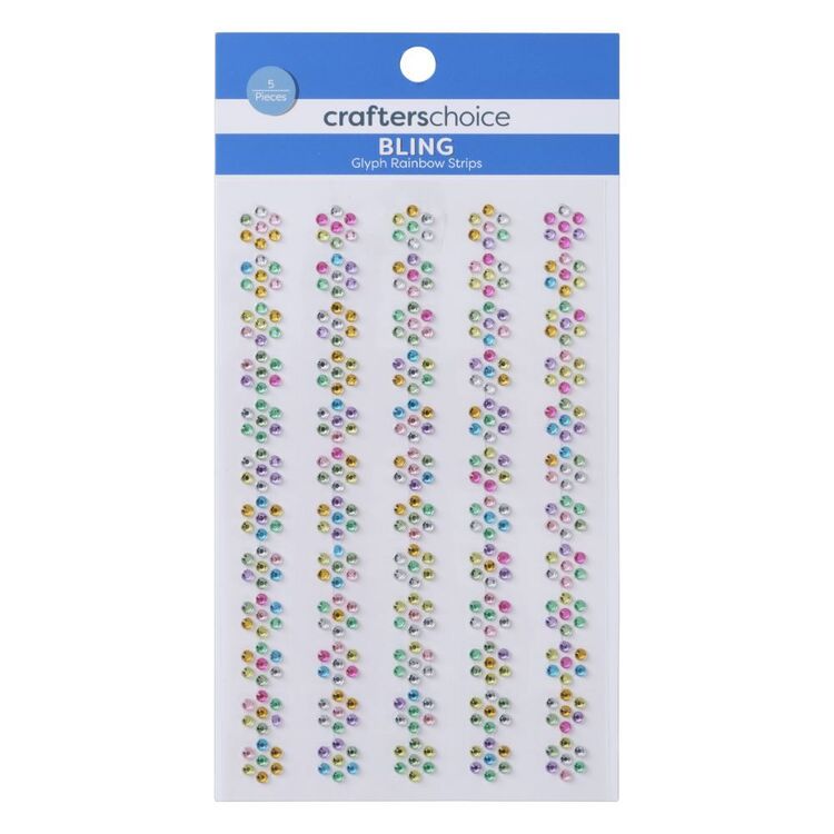 Crafters Choice Bling Glyph Strips Glyph Rainbow Strips