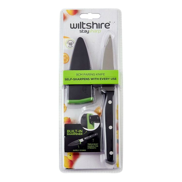 Wiltshire Staysharp Triple Rivet Paring Knife Black & Green