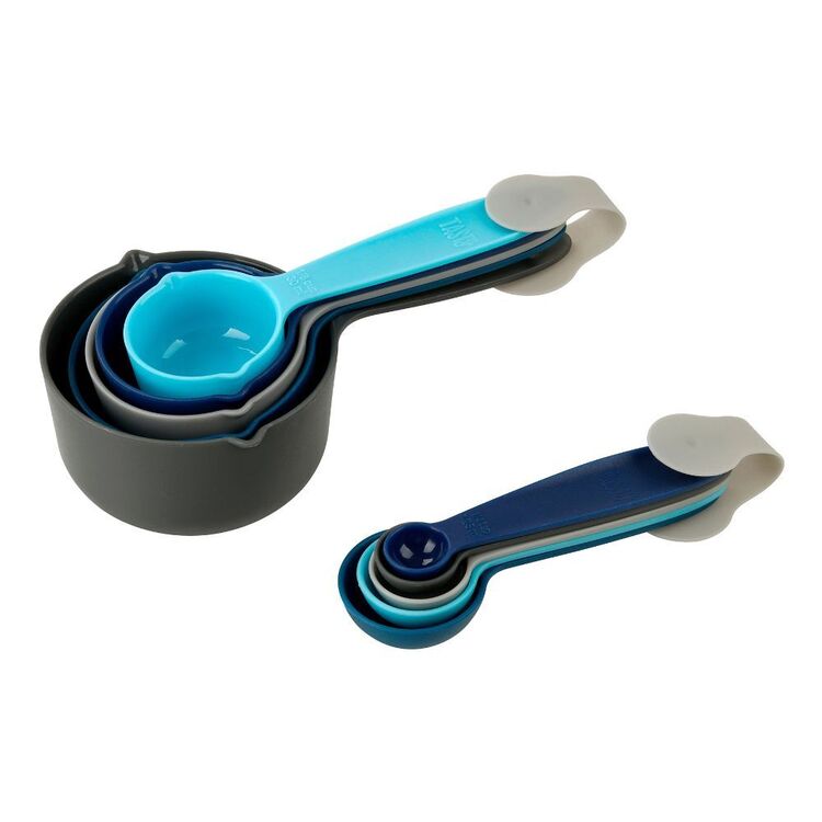 Blue Mini Measure Tasty Measuring Set 10 Piece Set Blue & Grey | Spotlight Australia