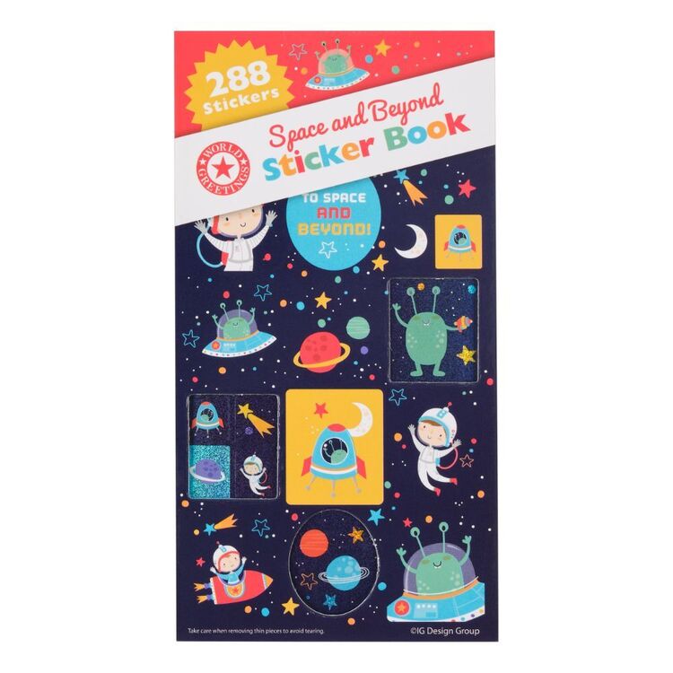 Artwrap Space & Beyond Sticker Book Space & Beyond
