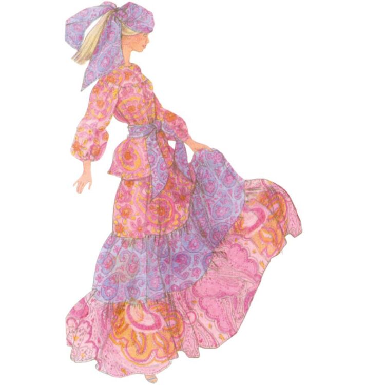 Simplicity S9869 1970s Doll Clothes for 11 45323 inch Fashion Doll ...
