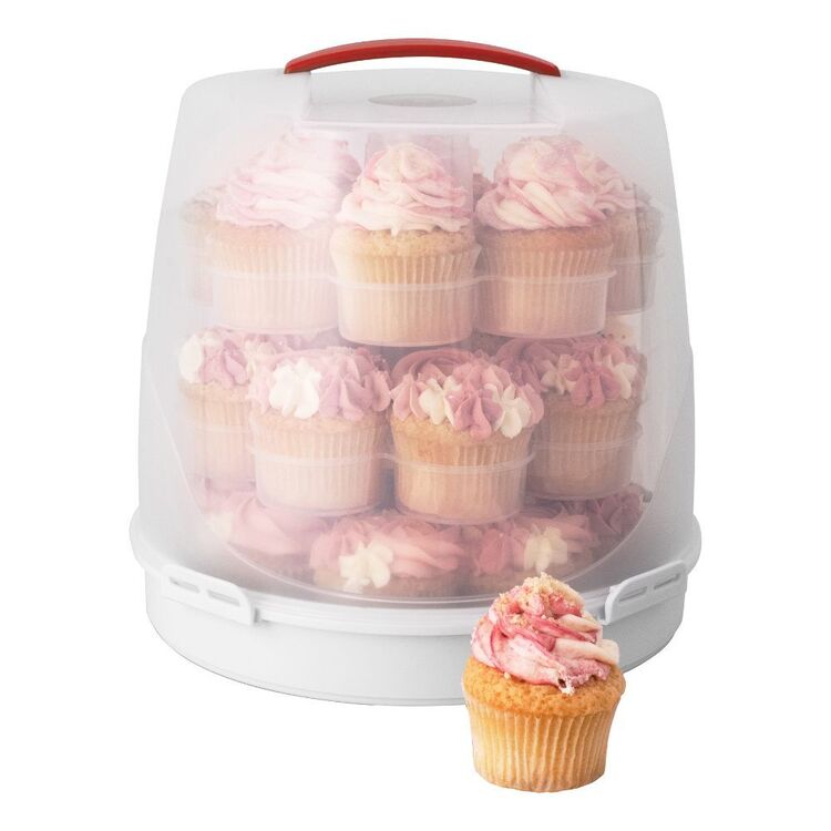 Avanti Cupcake Round Tier Carrier White