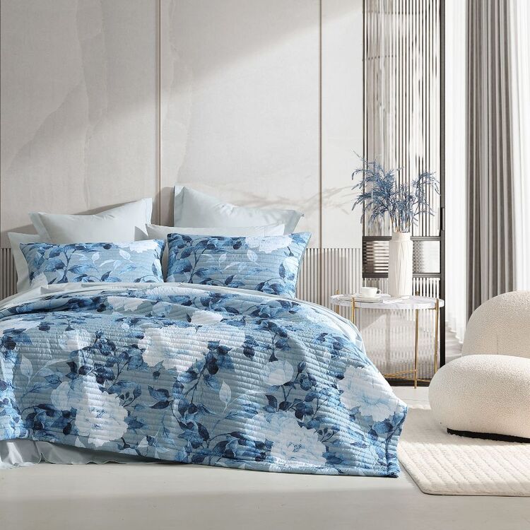 Logan Mason Delphine Coverlet Set Denim - Main Image