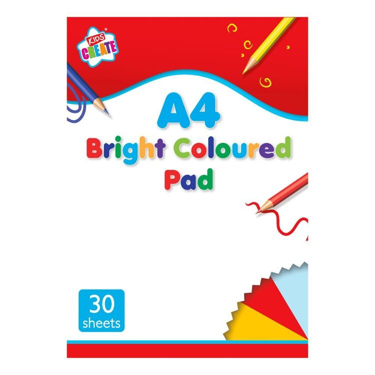Artwrap Kids Create Bright 30 Sheet A4 Paper Pad Brights