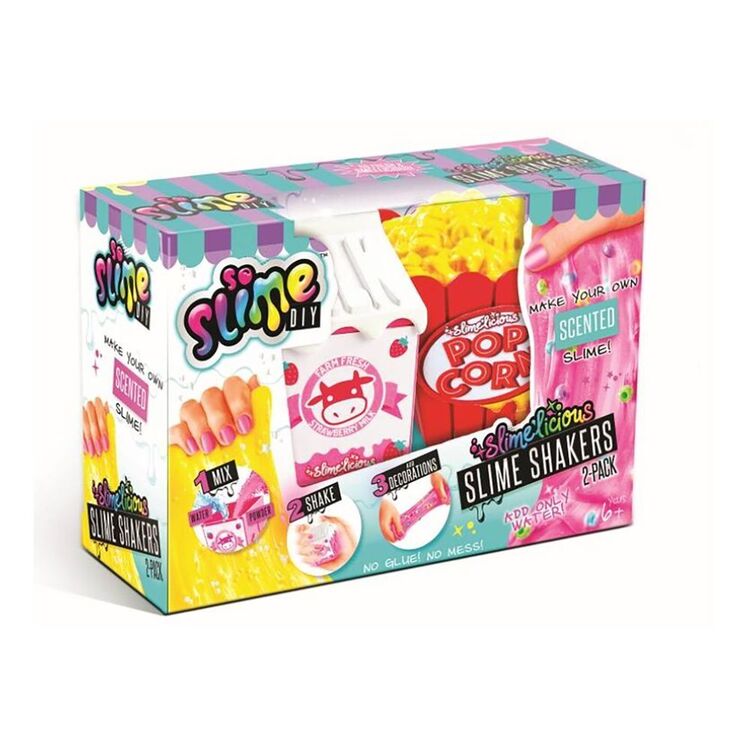 So Slime DIY Slimelicious Scented Slime Shakers 2 Pack Multicoloured