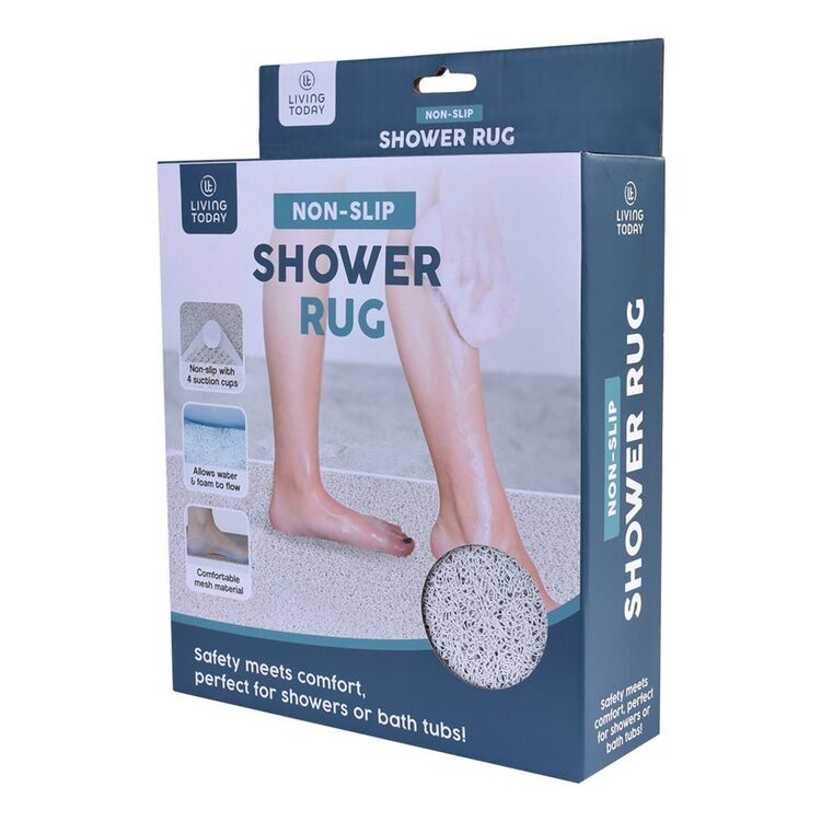 Living Today Non-Slip Shower Rug Multicoloured