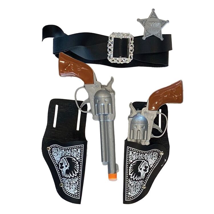 Amscan Western Gun with Holster Set Multicoloured Amscan Western Gun with Holster Set Multicoloured