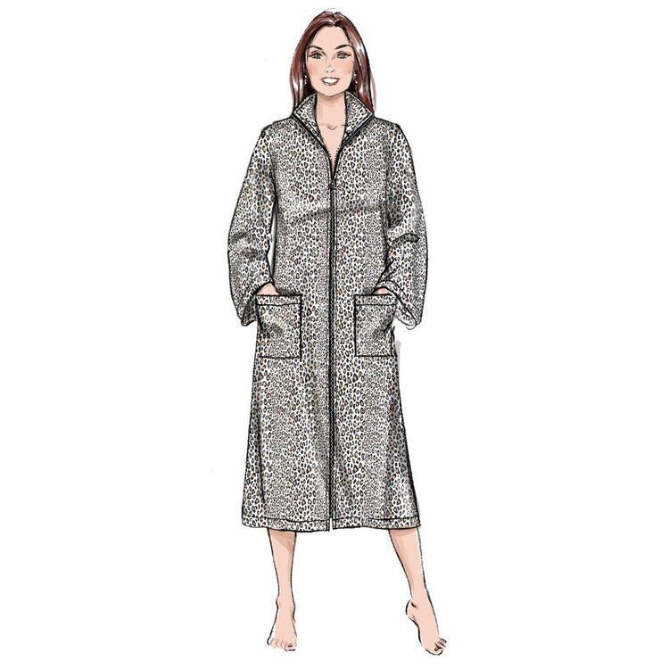 Butterick B6967 Misses' & Women's Robe Pattern