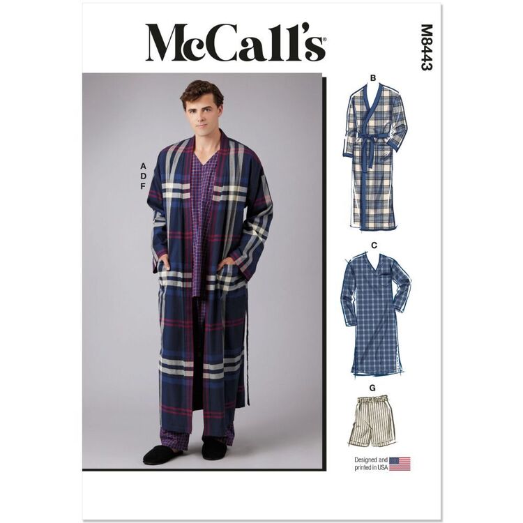 McCall's M8443 Men's Sleepwear Pattern