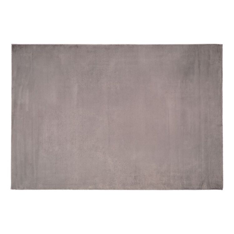 Emerald Hill Bunny Faux Fur Rug Charcoal