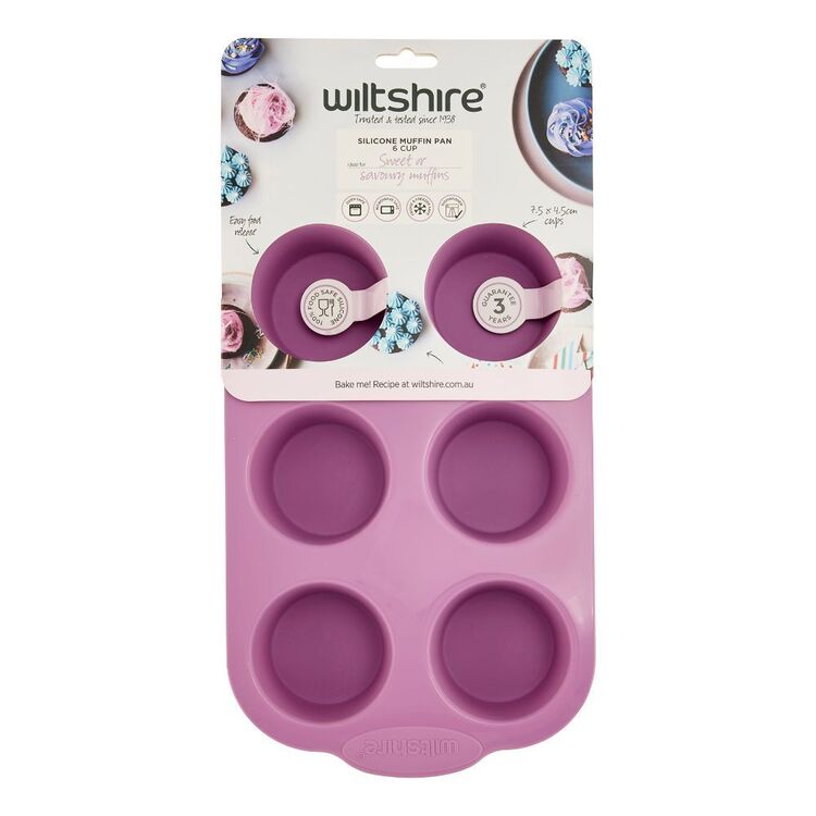 Wiltshire Silicone Muffin Pan Purple Cup - Main Image