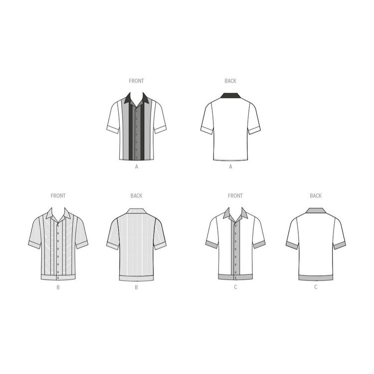 McCall's M8459 Men's Shirt Pattern