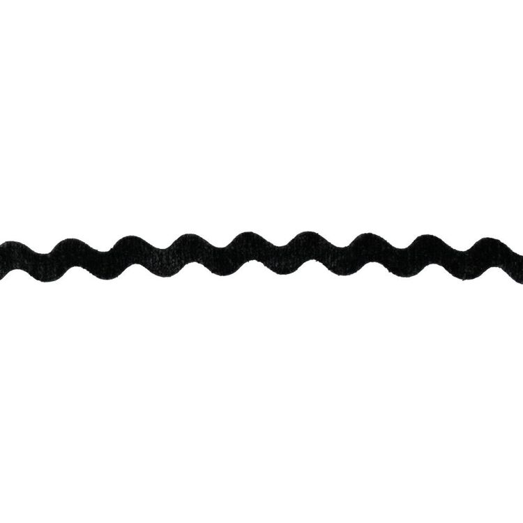 Spotlight Ric Rac Simplicity Chenille Ric Rac Trim Black | Spotlight Singapore