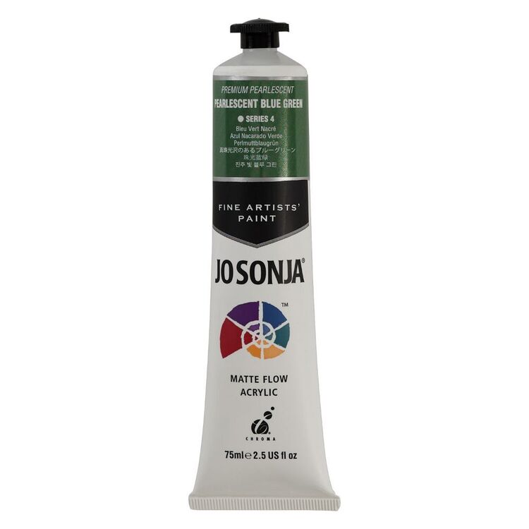 Jo Sonja Premium Pearlescent Acrylic Paint Series 4 Blue Green