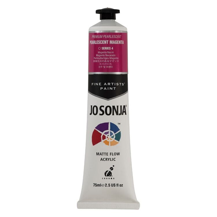 Jo Sonja Premium Pearlescent Acrylic Paint Series 4 Magenta
