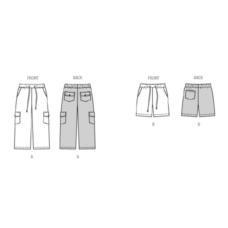 Burda 9224 Children S Pants Pattern
