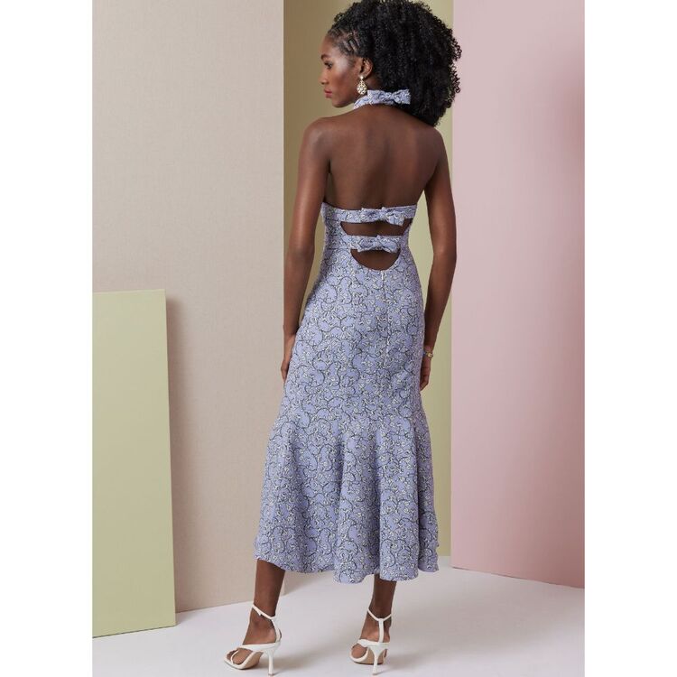 Vogue V2010 Misses' Halter Neck Dress Pattern Vogue V2010 Misses' Halter Neck Dress Pattern