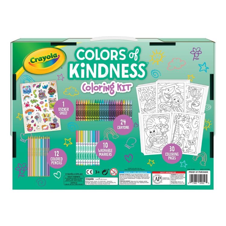 Crayola Colours of Kindness Art Colouring Kit Multicoloured