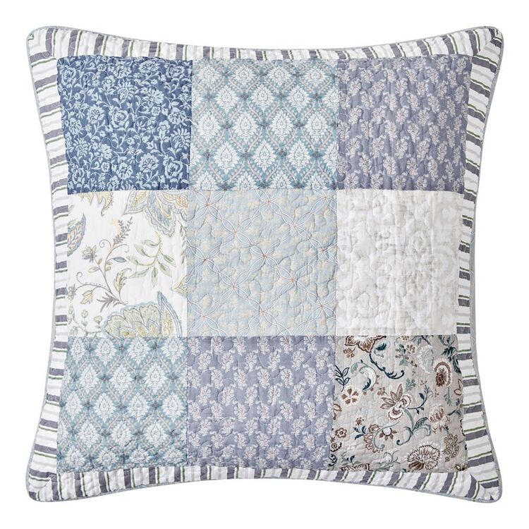 KOO Elite Laura Patchwork Pillowcase Blue European