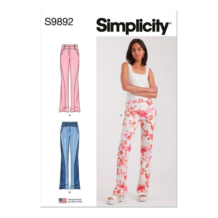 Simplicity S9892 Misses' Jeans Pattern