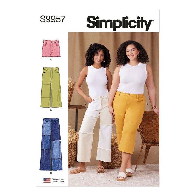 Simplicity S9957 Misses' & Women's Shorts & Pants Pattern