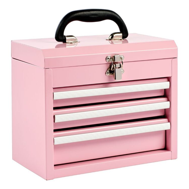 Crafters Choice 3 Drawer Mini Toolbox Pink