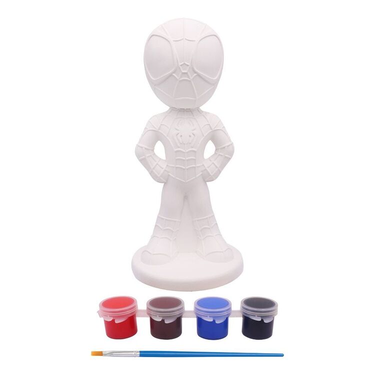 Spiderman Paint Your Own Plaster Kit Multicoloured