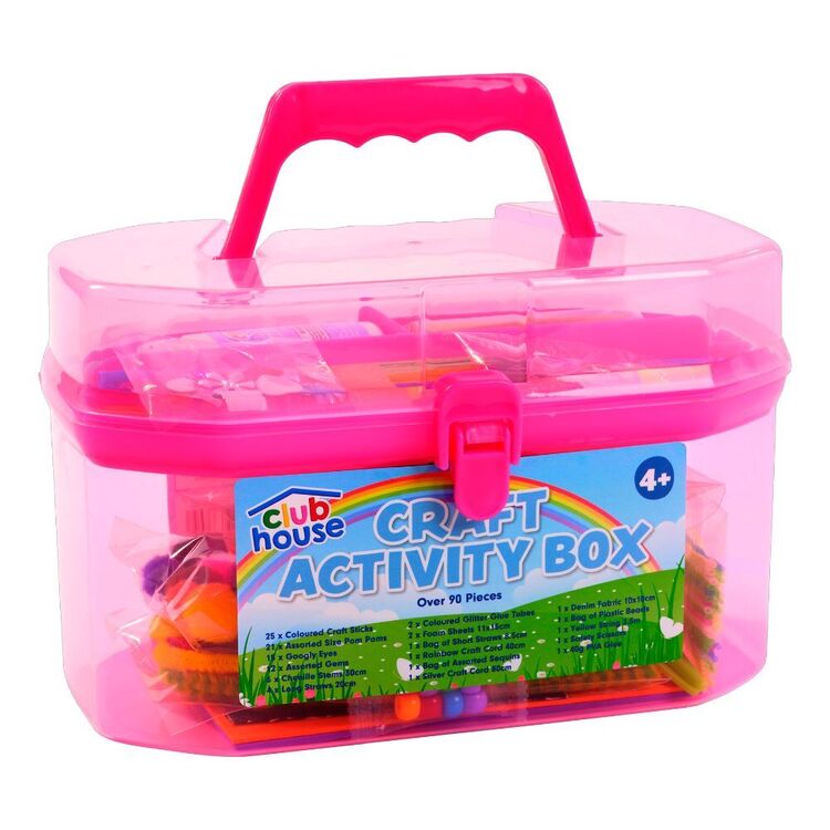 Club House Craft Activity Box Pink | Spotlight Australia