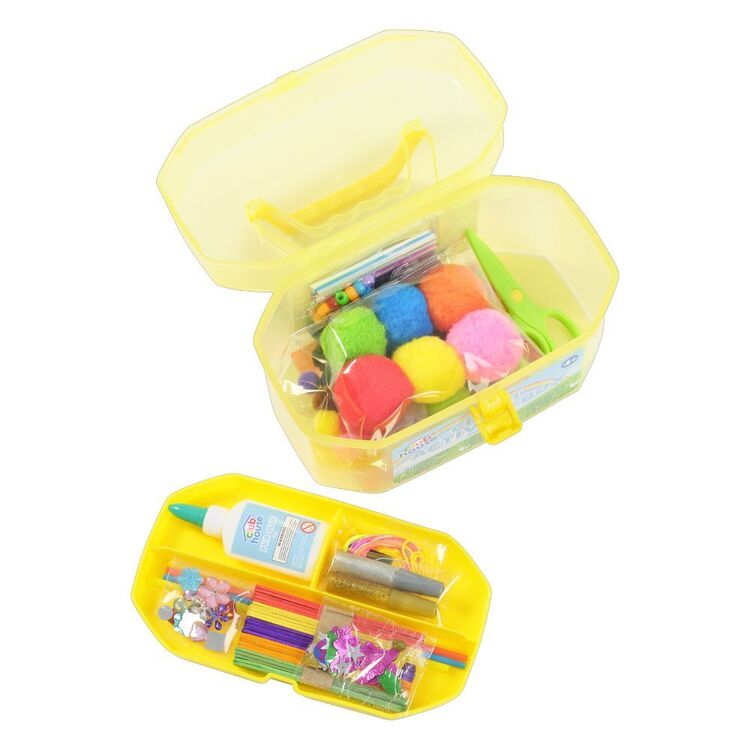 Yellow Activity Box Club House Craft Activity Box Yellow | Spotlight Australia