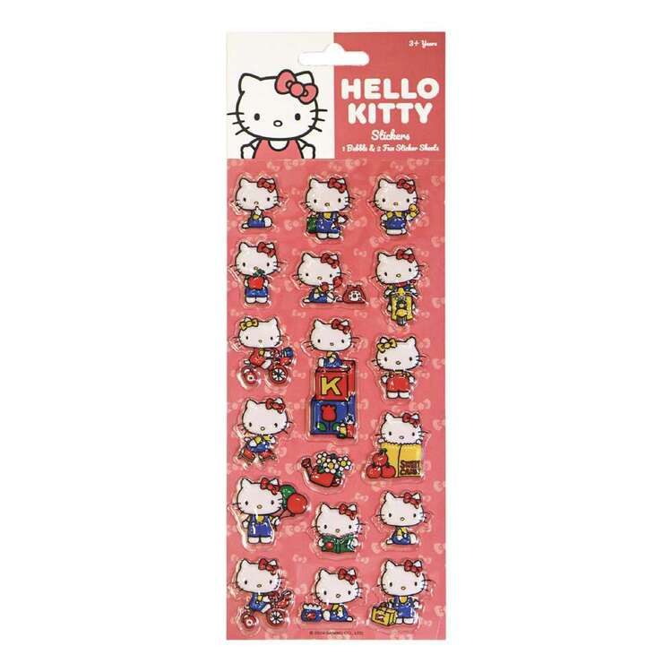 Hunter Leisure Hello Kitty Bubble Stickers Multicoloured