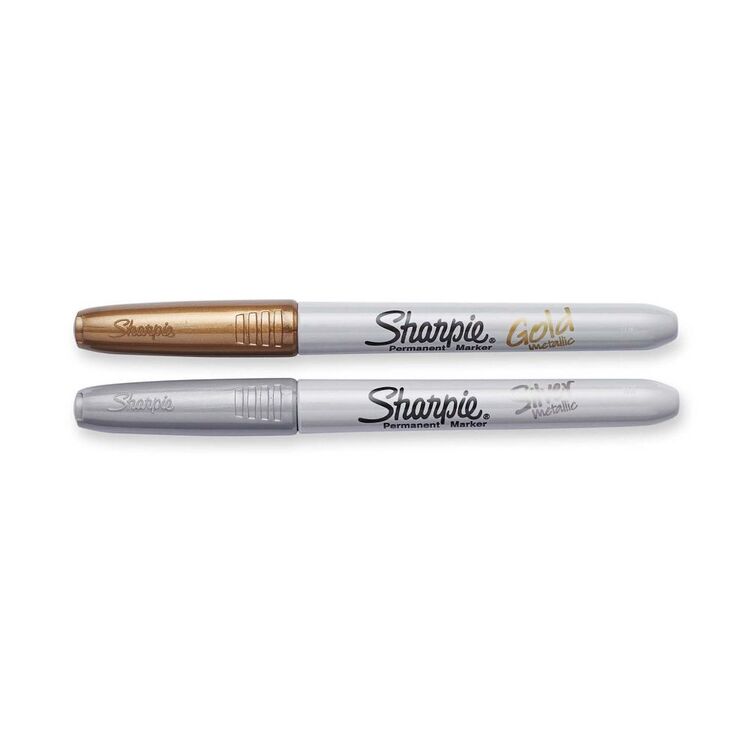 Sharpie 2 Pack Metallic Permanent Markers Metallic