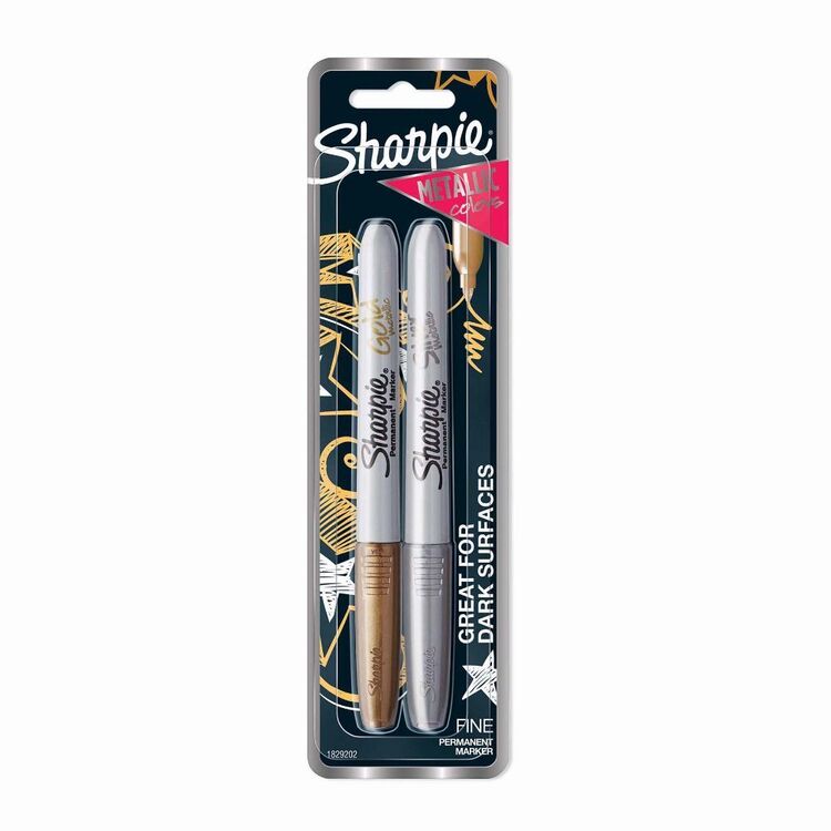 Sharpie Pack Metallic Permanent Markers Metallic Pack