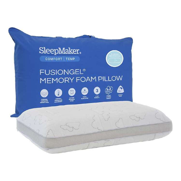 Sleepmaker Fusion Gel Classic Pillow White