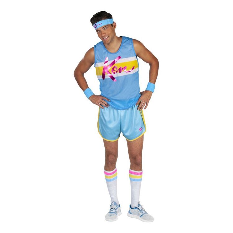 Barbie Exercise Ken Mens Costume Blue